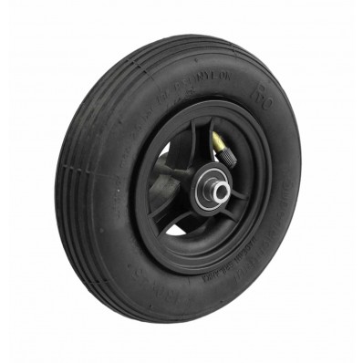 Wiel 200 x 50 (8") luchtband grijs, naaflengte: 60mm - Afbeelding 4